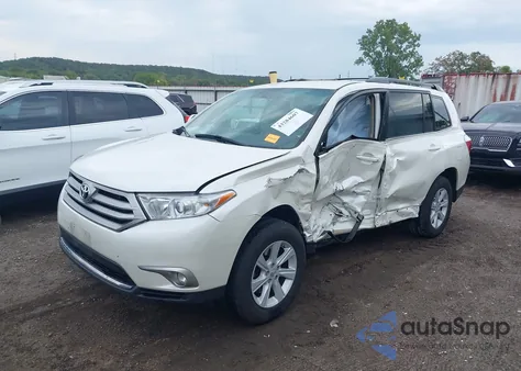 2013 Toyota Highlander Base Plus V6 from USA, damaged, VIN 5TDZK3EH2DS128258